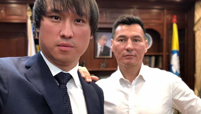Сангаджи Тарбаев и Бату Хасиков