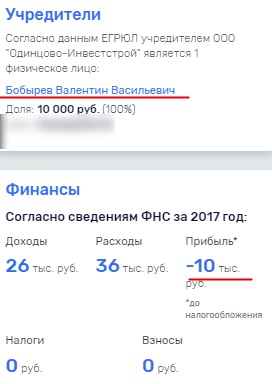 Бобырев "прячет" миллионы в "однодневках"?