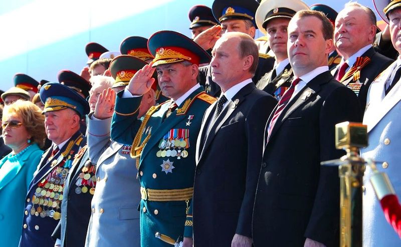 Первый Парад победы Шойгу в качестве министра обороны, 2013 год.