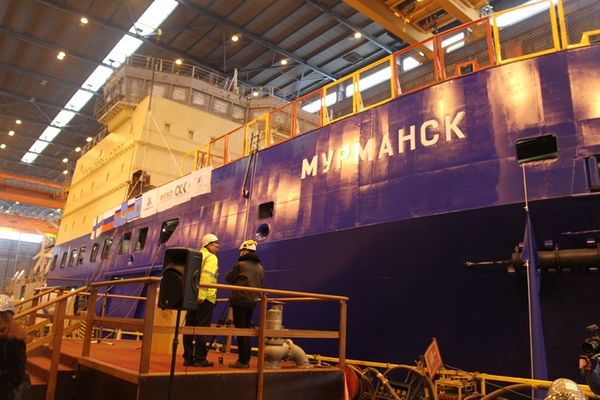 На финской верфи недавно был построен ледокол «Мурманск»